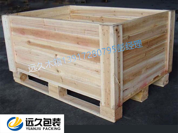上海出口熏蒸实木包装箱