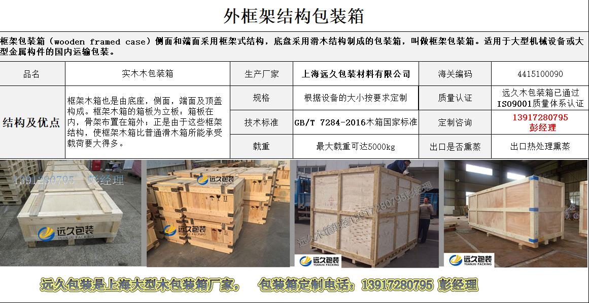 外结构框架木包装箱